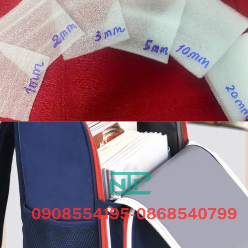 Màng xốp PE foam 3mm lót balo túi xách
