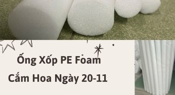 Ống Xốp PE Foam Cắm Hoa Ngày 20-11 